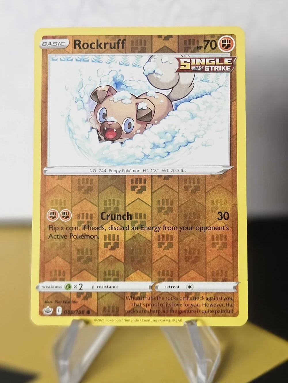 Rockruff 086/198 Pokemon TCG Reverse Holo Rare
